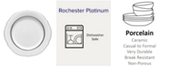Noritake Rochester Platinum Accent Plate
